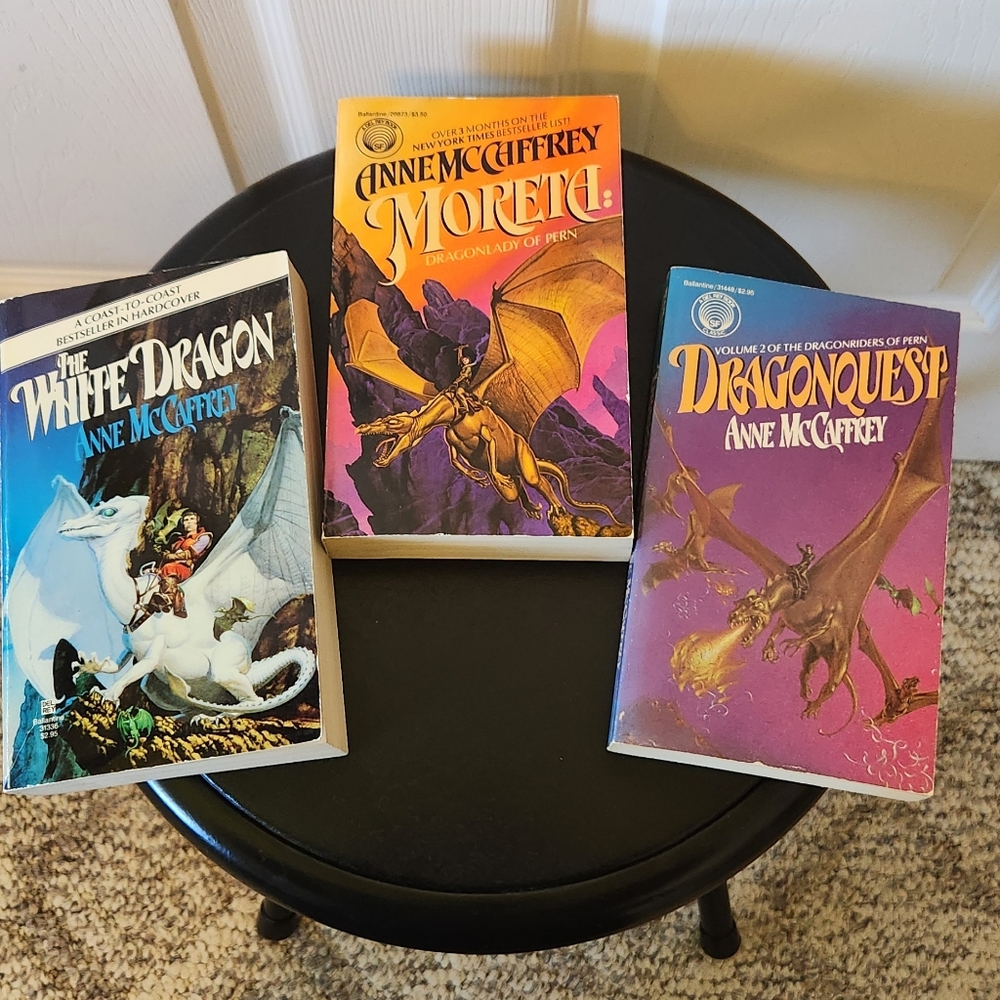 Anne McCaffrey Novels lot of 3